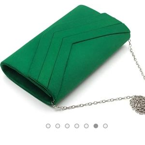 Milisente Clutch Faux Suede Evenlope Evening Bag